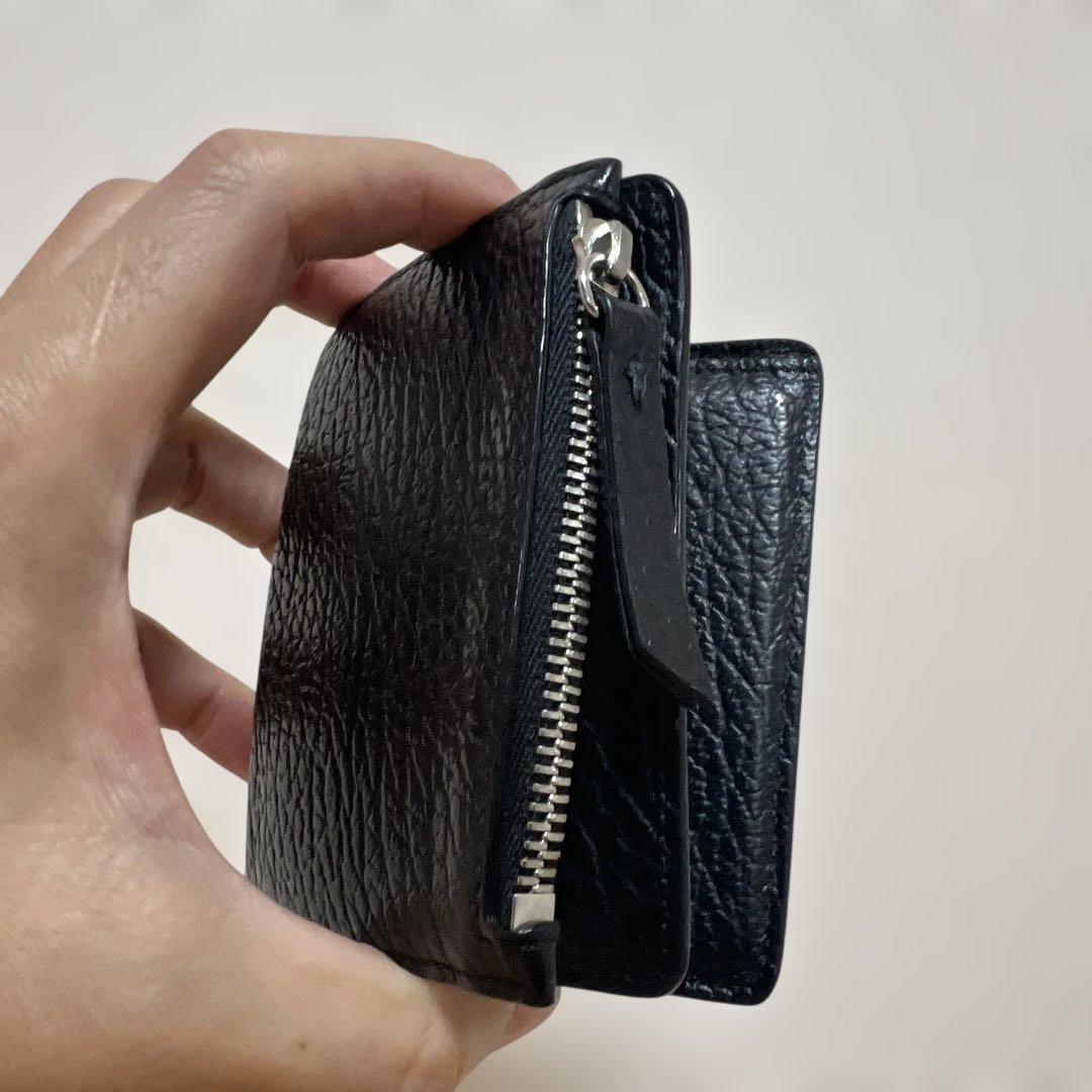 【Maison Margiela】ブラック二つ折り財布 SA1UI0023