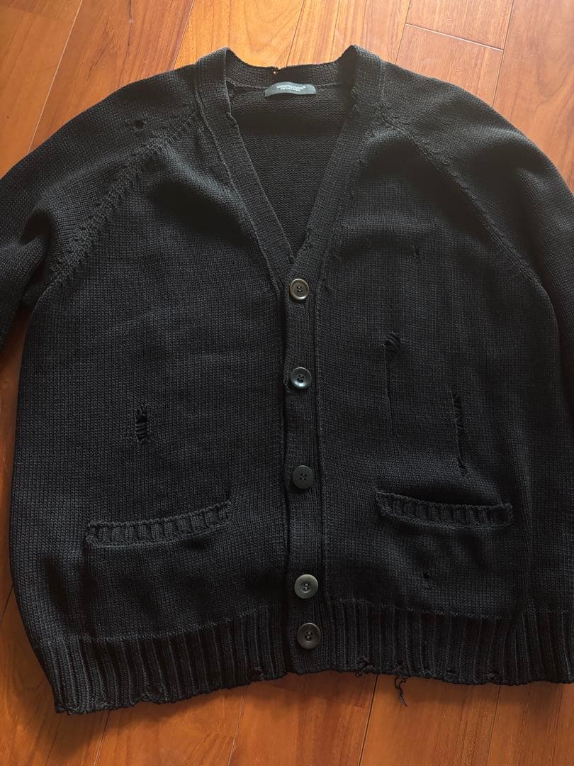 【本日限定値下げ】UNDERCOVER 21ssダメージ加工カーディガン