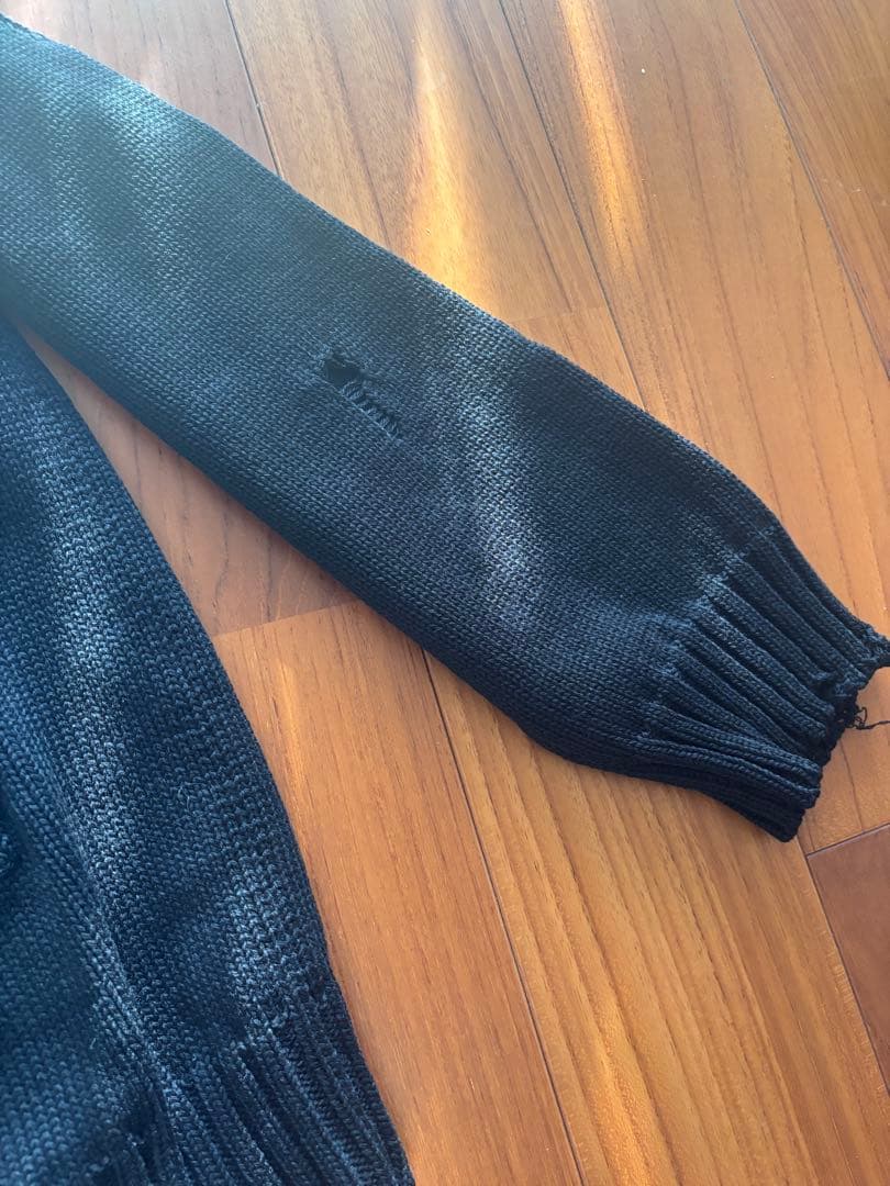 【本日限定値下げ】UNDERCOVER 21ssダメージ加工カーディガン