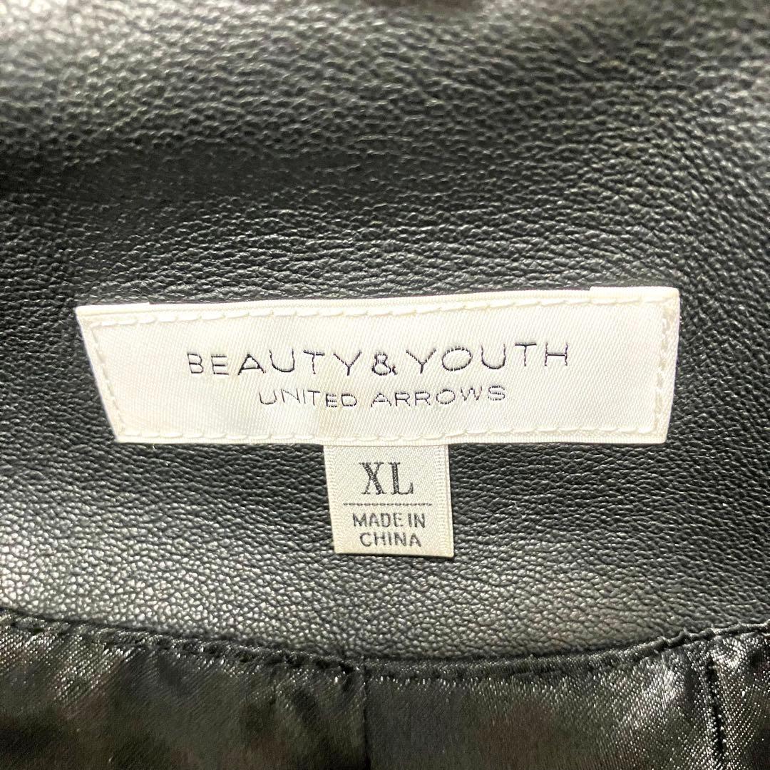 BEAUTY&YOUTH ユナイテッドアローズ ライダースジャケット シングル