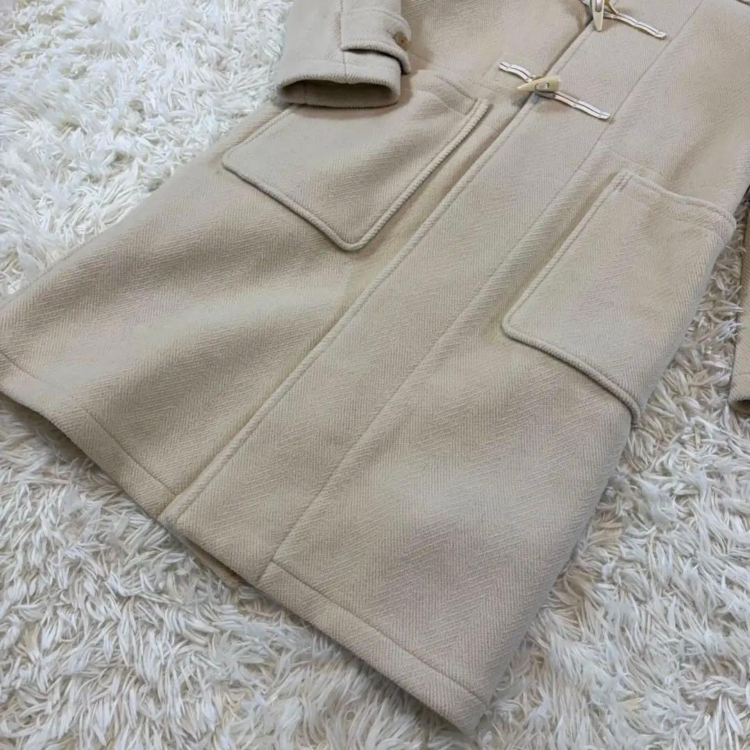 グローバーオールGALERIE VIE ダッフルコート　アイボリー　ヘリンボーン