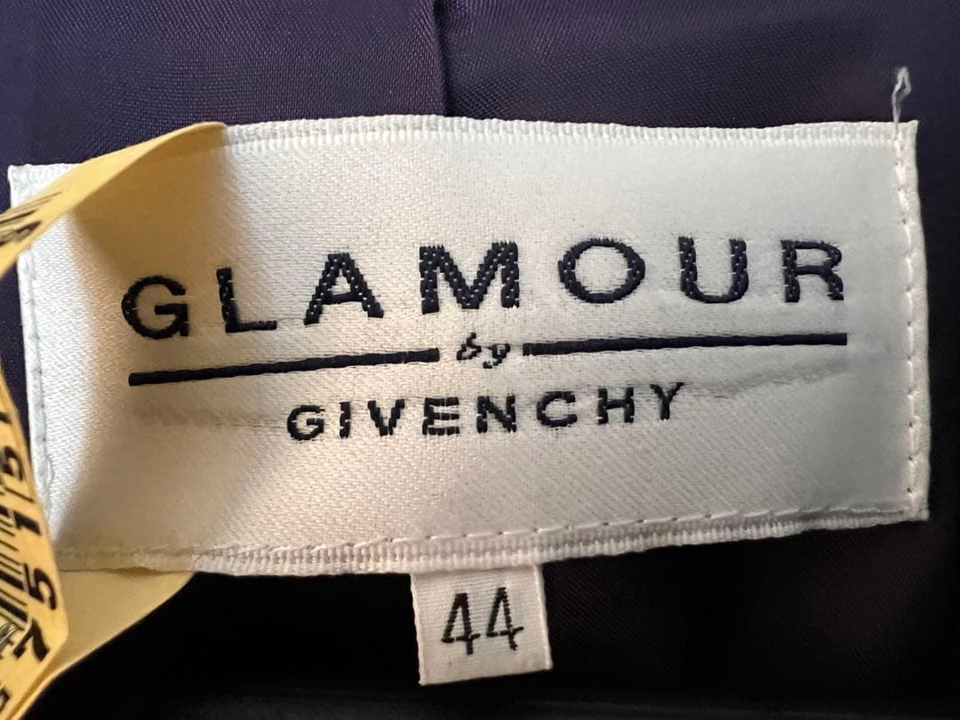 GIVENCHY ロングコート　紫　アンゴラ60%ウール40%　大きいサイズ44