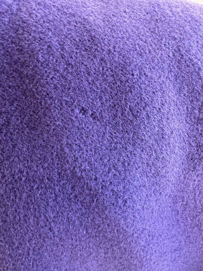 GIVENCHY ロングコート　紫　アンゴラ60%ウール40%　大きいサイズ44