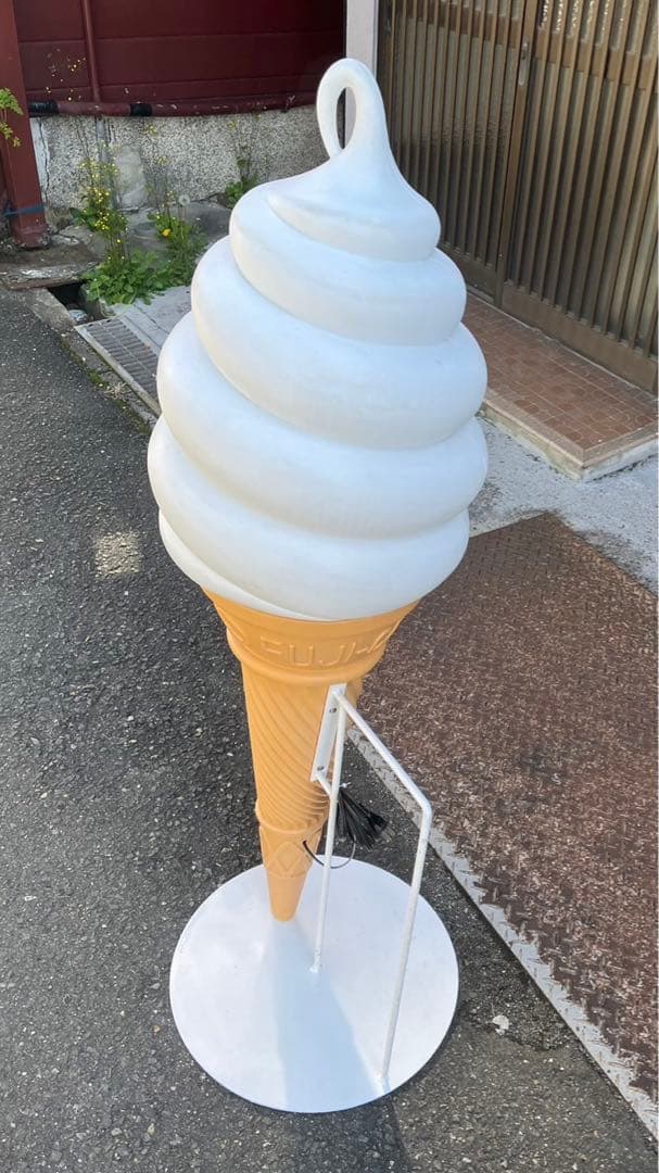 2022年製 三笠照明 アイスクリーム看板 ソフトクリーム照明 ソフトスタンド