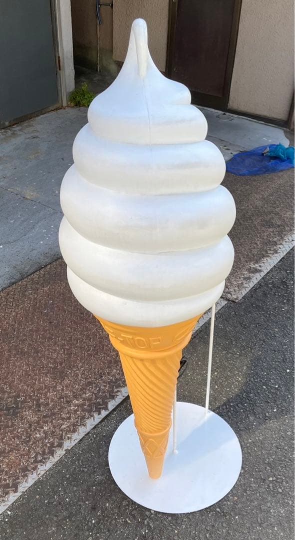 2022年製 三笠照明 アイスクリーム看板 ソフトクリーム照明 ソフトスタンド