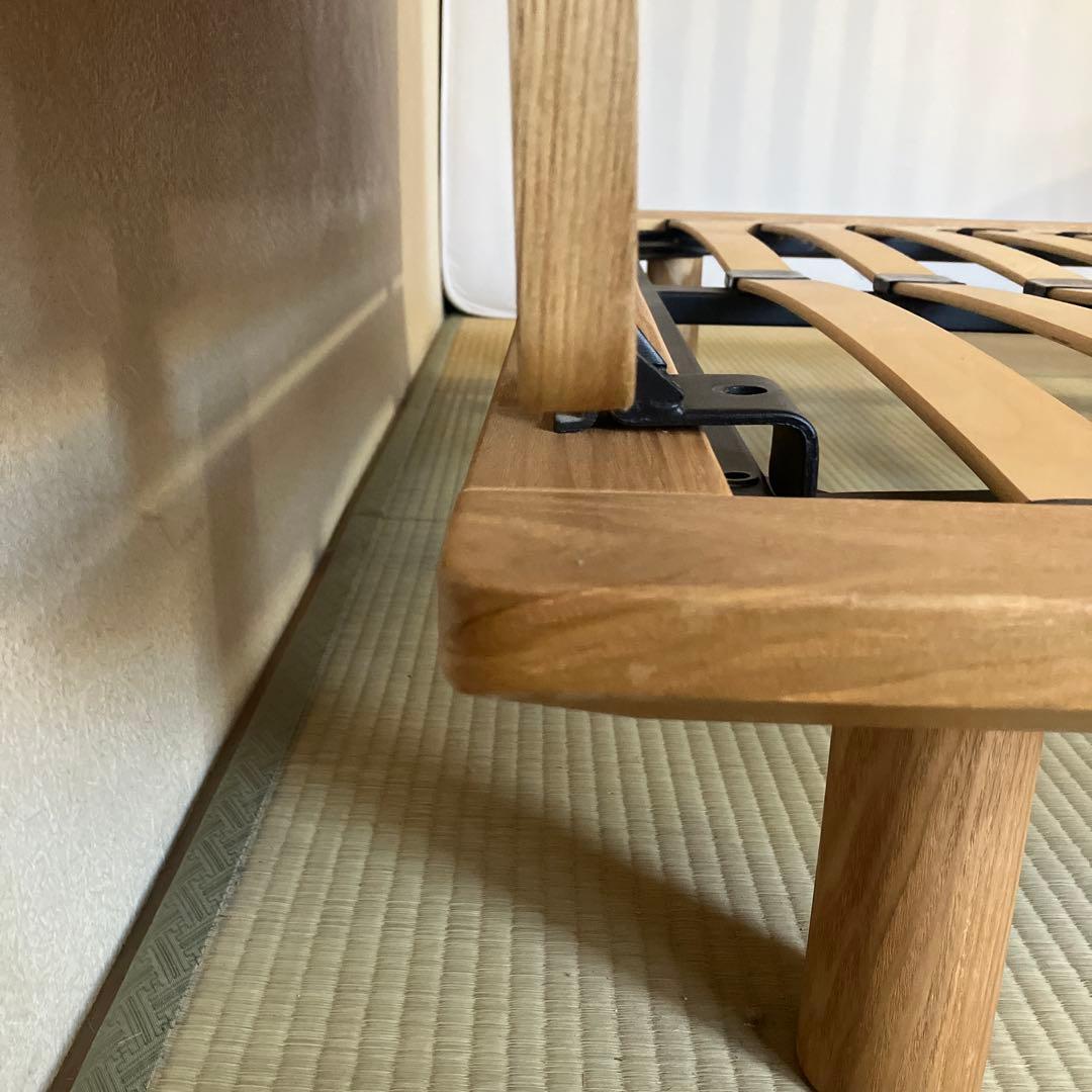 無印良品　ダブル ベッドフレーム