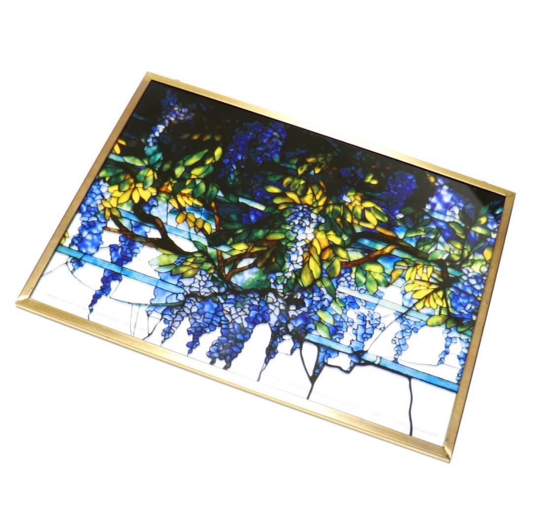 トランザム ティファニー ヴィンテージ ステンドグラス 藤の欄間 トロント