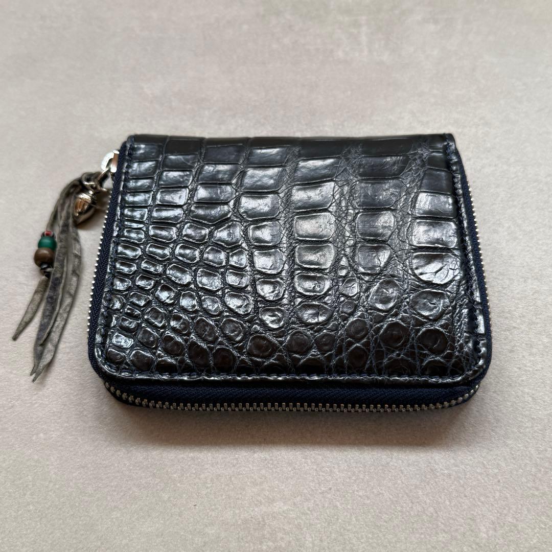ブルーナボイン　クロコウォレット