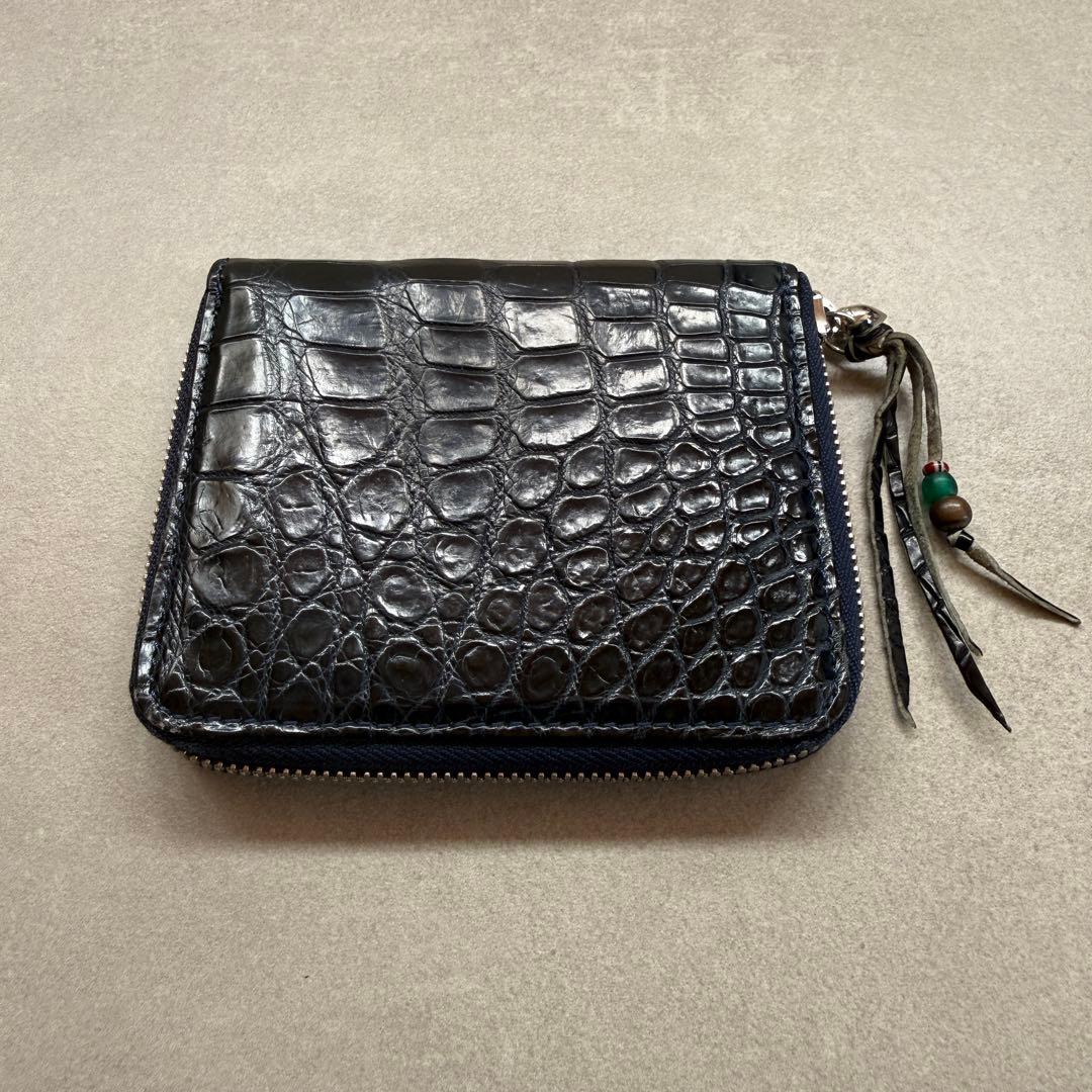 ブルーナボイン　クロコウォレット