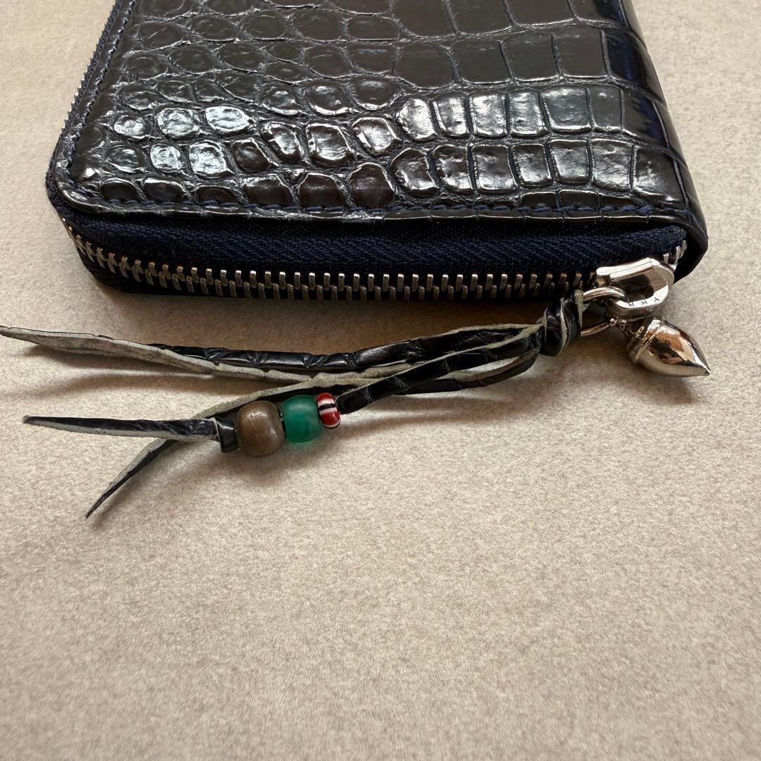 ブルーナボイン　クロコウォレット