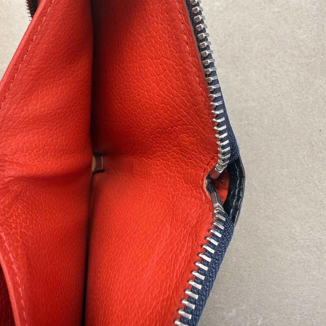 ブルーナボイン　クロコウォレット