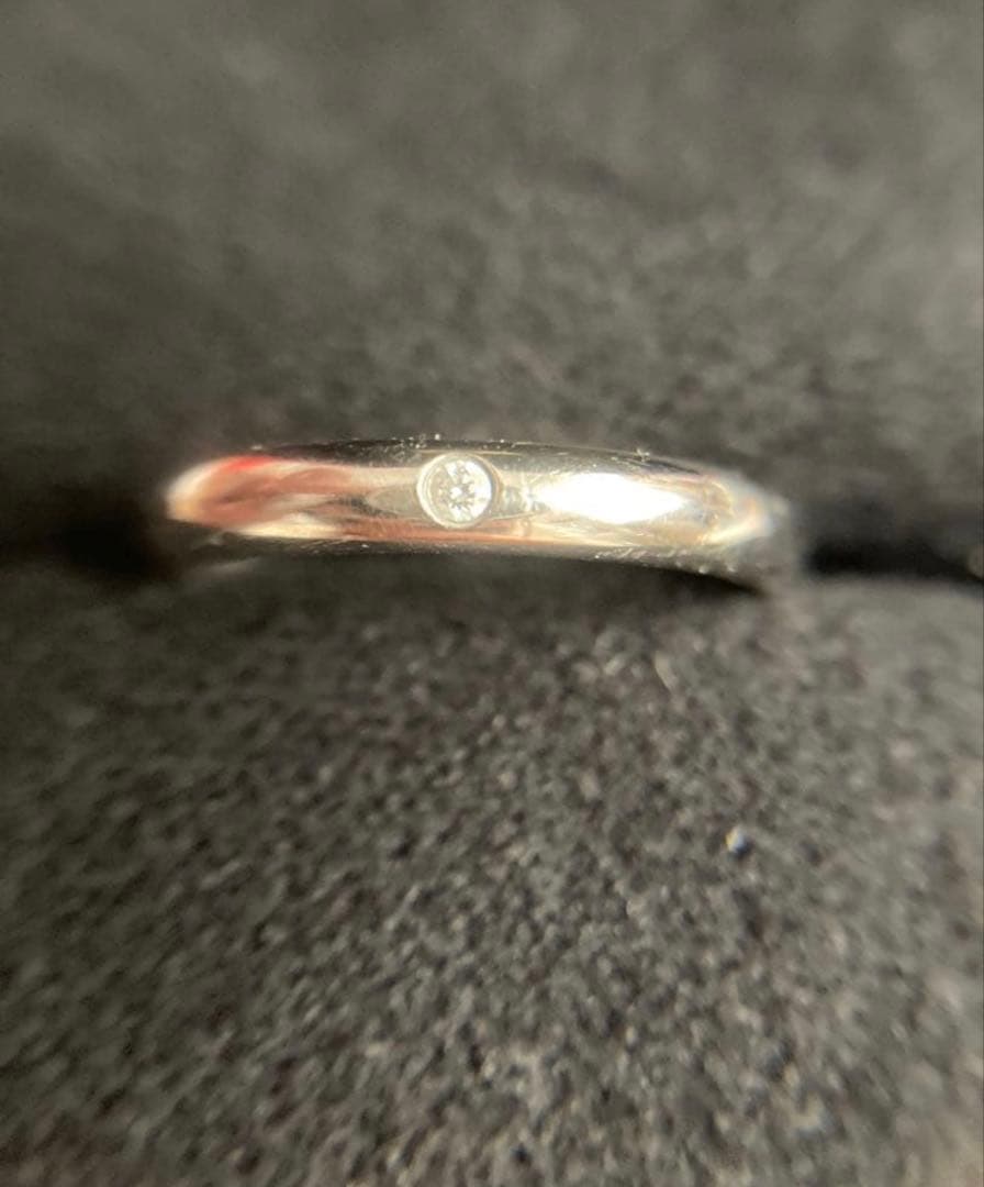 正規店購入 Cartier カルティエ プラチナダイヤリング 8号