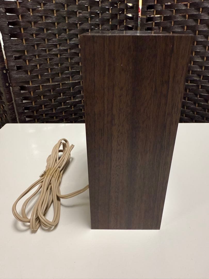 【動作品】 ナショナル 電気置時計 リングレット 箱付 当時物 昭和レトロ 希少