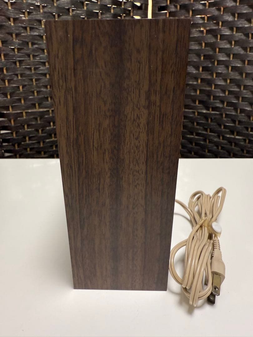 【動作品】 ナショナル 電気置時計 リングレット 箱付 当時物 昭和レトロ 希少
