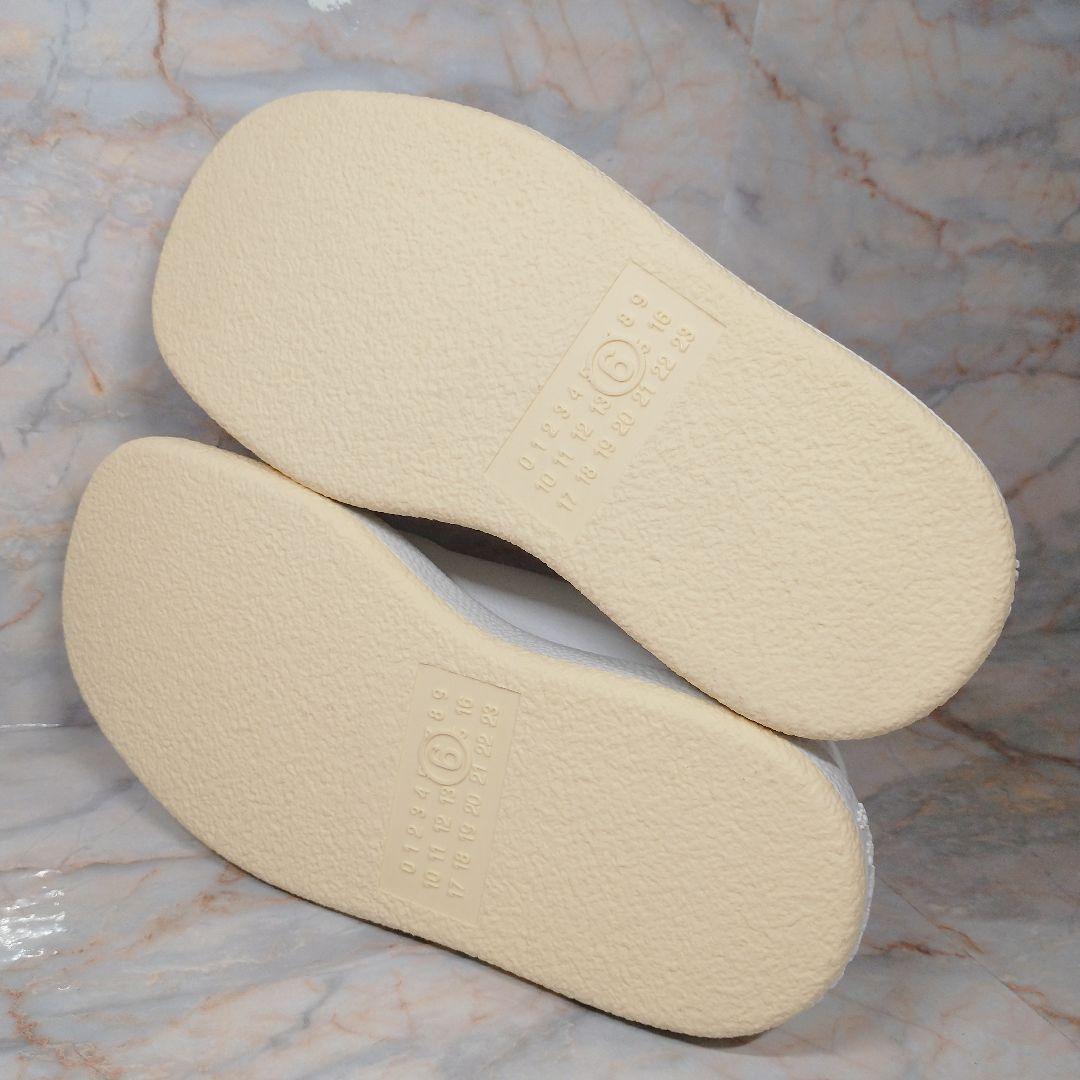 MM6 メゾンマルジェラ 白 レザースニーカー 35 極美品