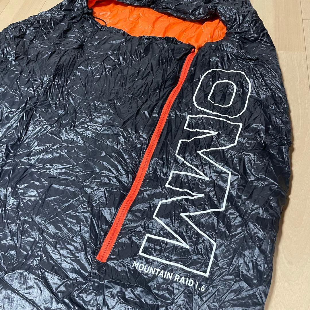 【美品】OMM シュラフ マウンテンレイド1.6 プリマロフト