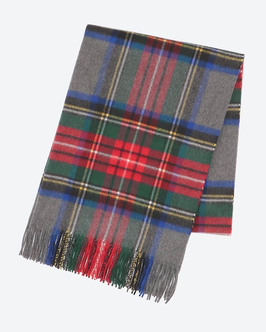 【ののさち】ジョンストンズ 大判 カシミア ストール　チェック