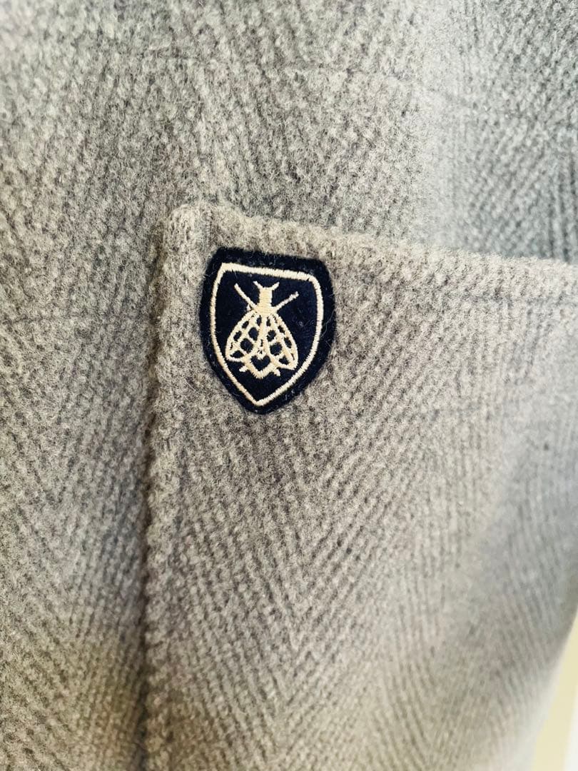 【希少サイズ】ORCIVAL ダッフルコート グレー　2