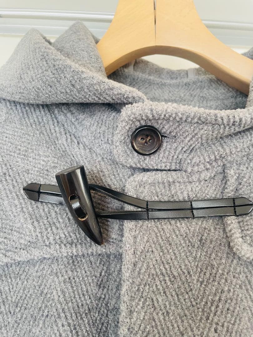 【希少サイズ】ORCIVAL ダッフルコート グレー　2