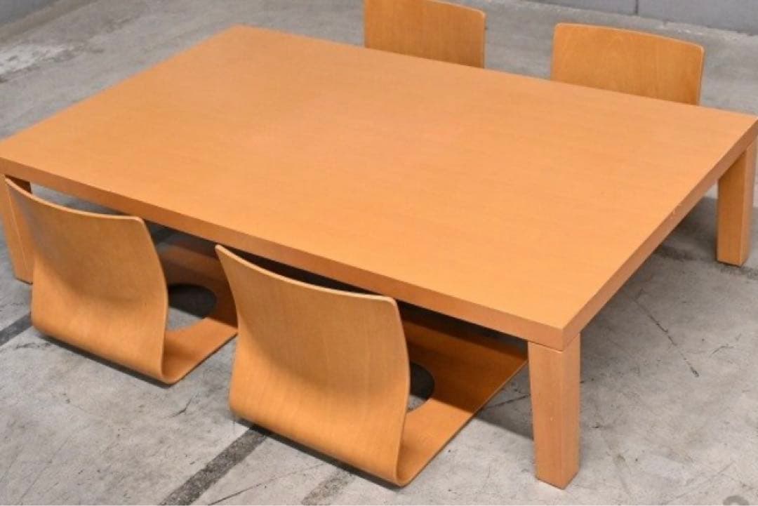 WISE WISE 座卓 座椅子 5点セット