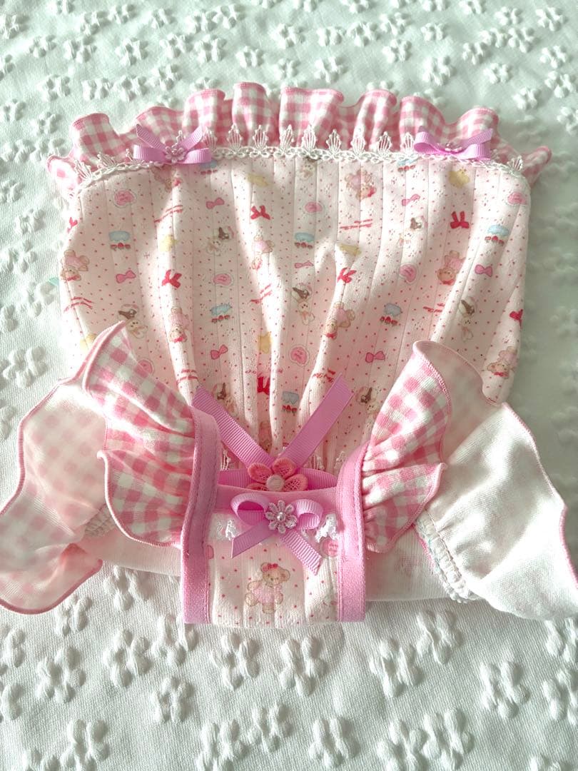 める 犬服ハンドメイドワンピース