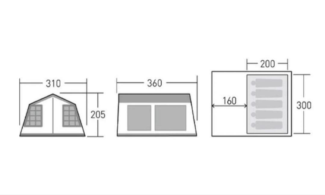 小川テント　オーナーロッジ タイプ78R 設営3回、宿泊1泊のみ
