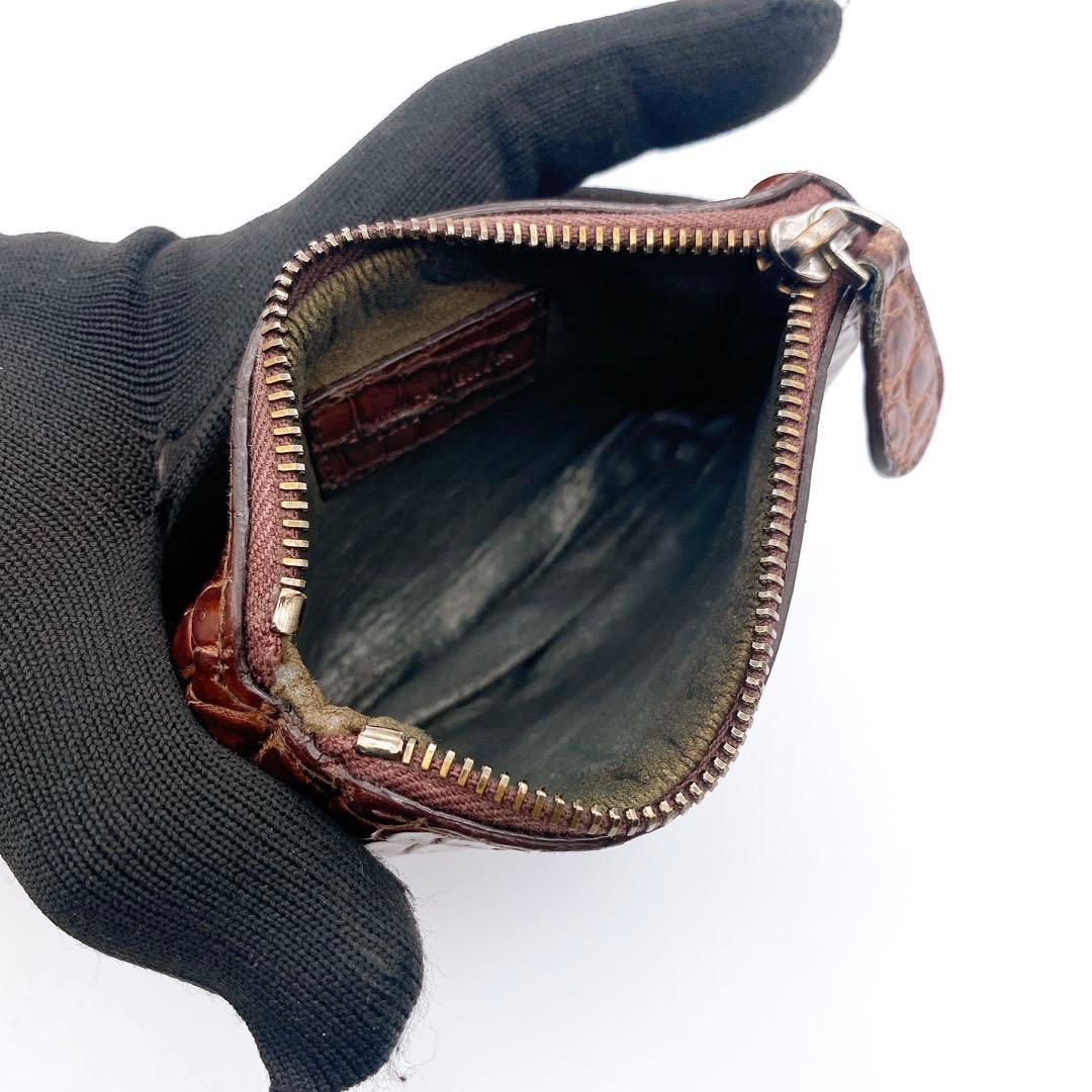 【激レア】BOTTEGA VENETA ボッテガ クロコダイル ケース 茶