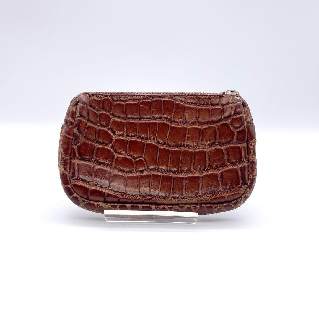 【激レア】BOTTEGA VENETA ボッテガ クロコダイル ケース 茶