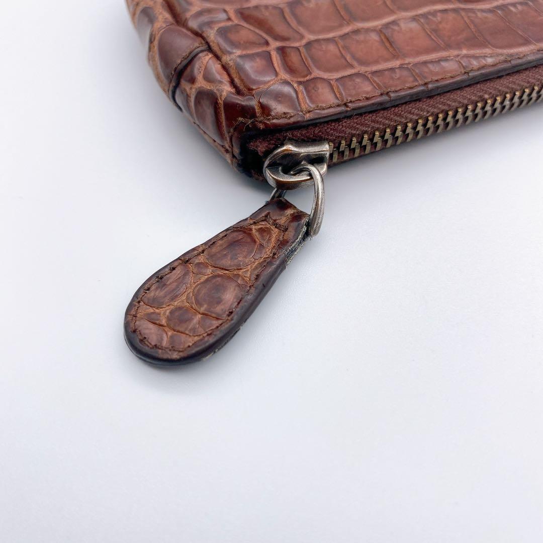 【激レア】BOTTEGA VENETA ボッテガ クロコダイル ケース 茶