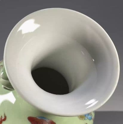 中国花瓶景徳鎮 陶磁器 工芸品 美術品 装飾品置物