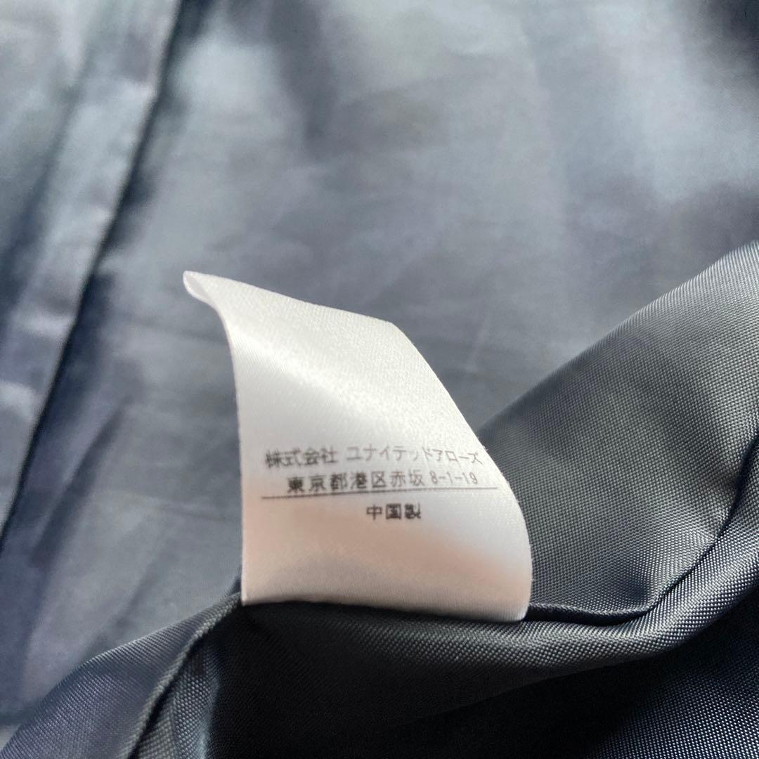 美品 ユナイテッドアローズ パンツスーツセットアップ 濃紺 36 洗える 伸縮性