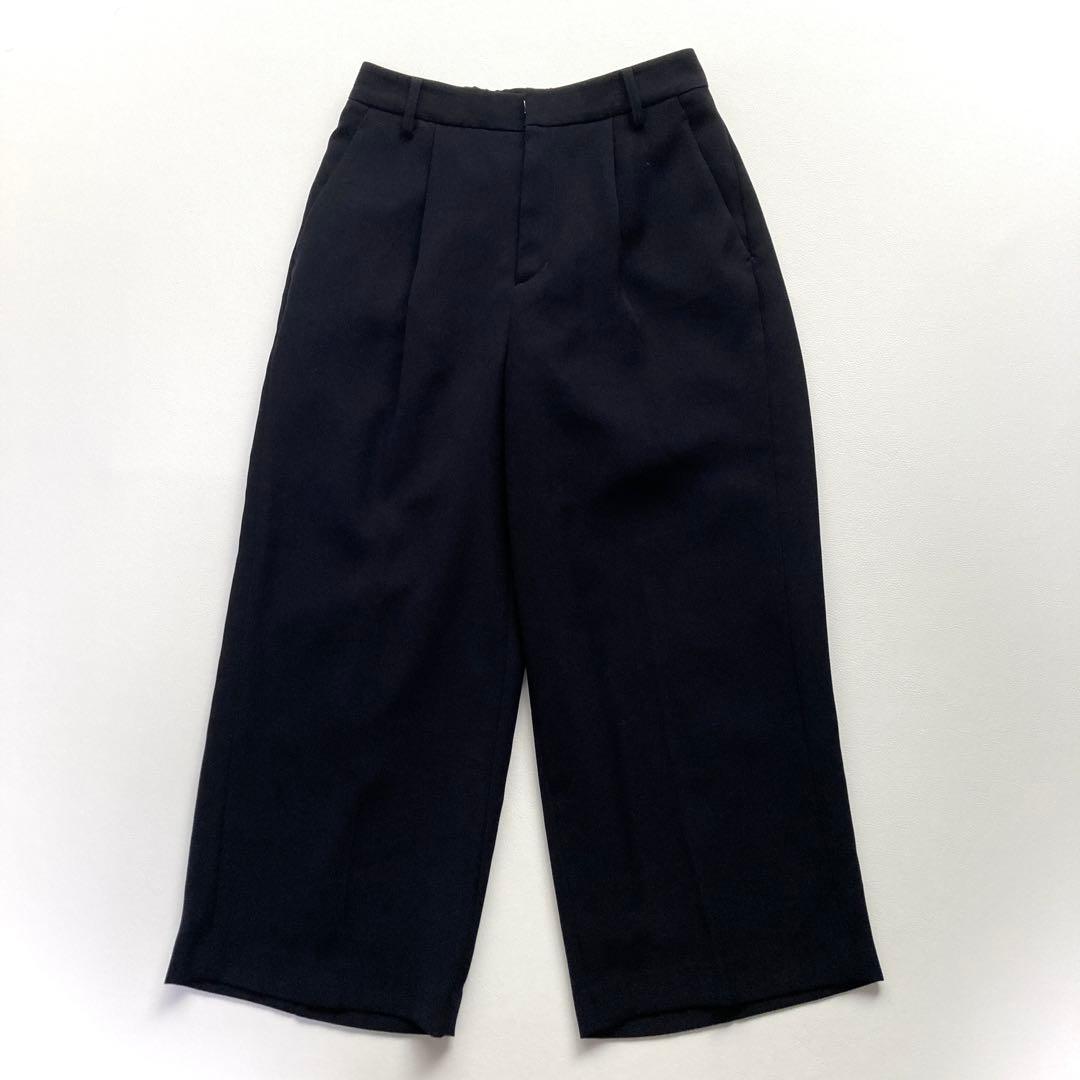 美品 ユナイテッドアローズ パンツスーツセットアップ 濃紺 36 洗える 伸縮性