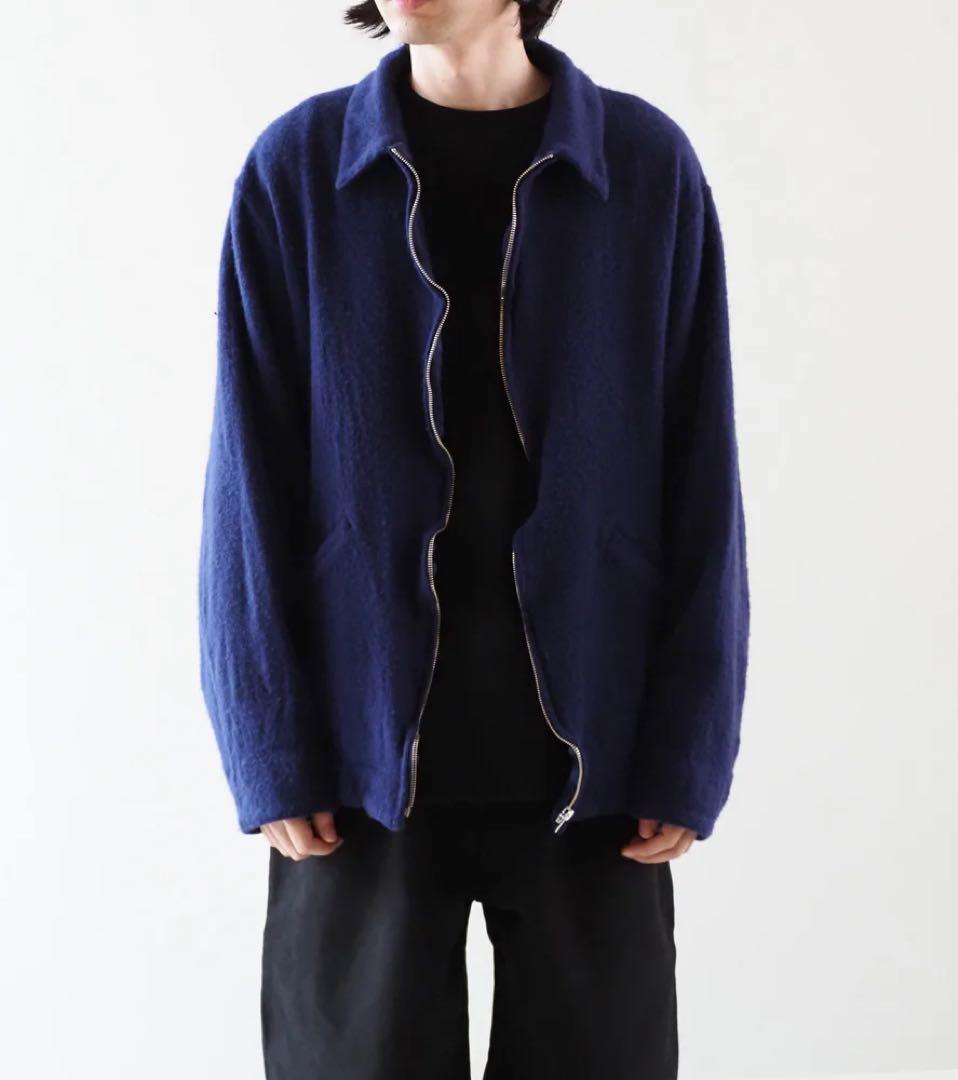 COMOLI 25AW 縮絨ウール ジップ ショート ジャケット サイズ2