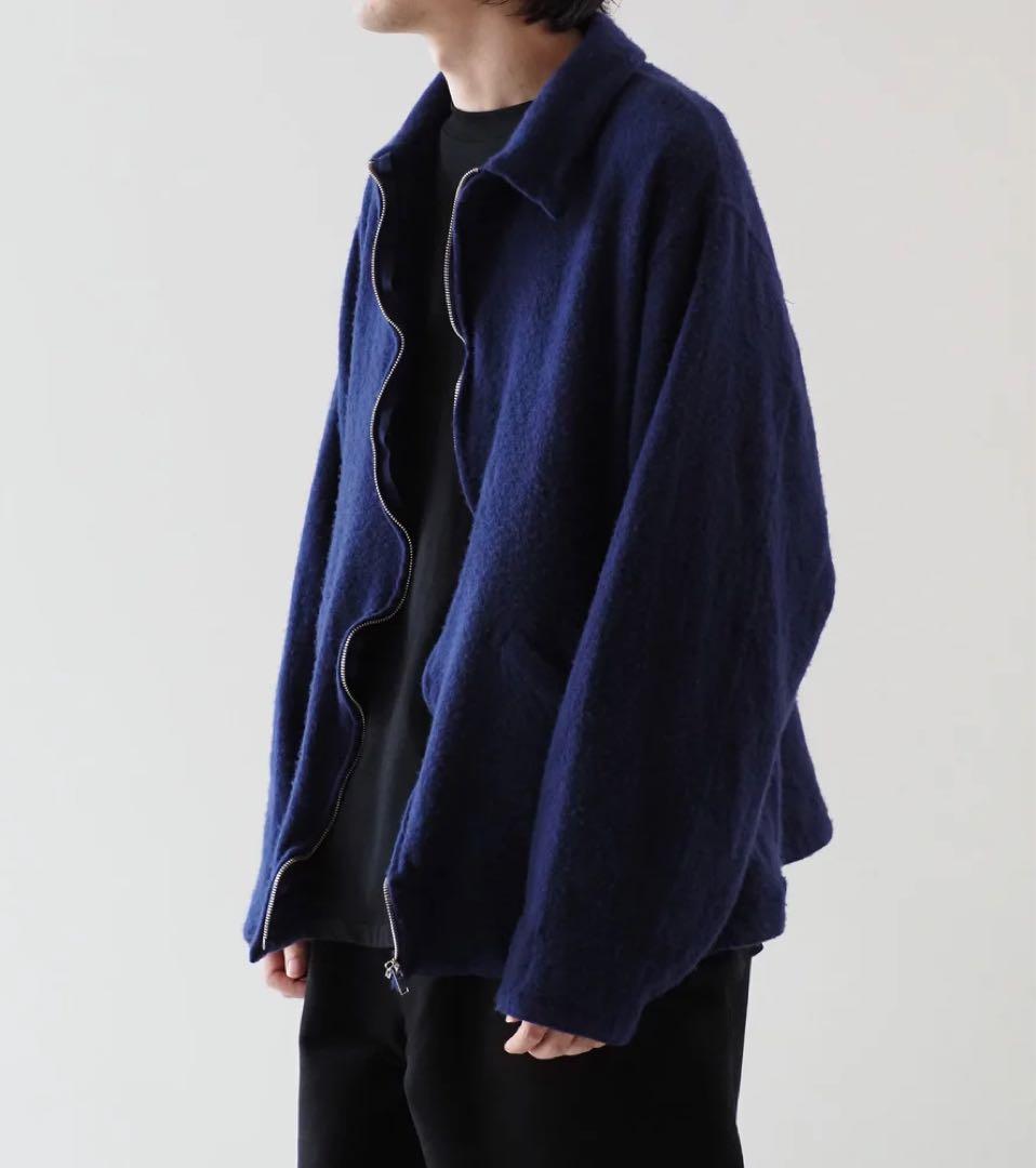 COMOLI 25AW 縮絨ウール ジップ ショート ジャケット サイズ2