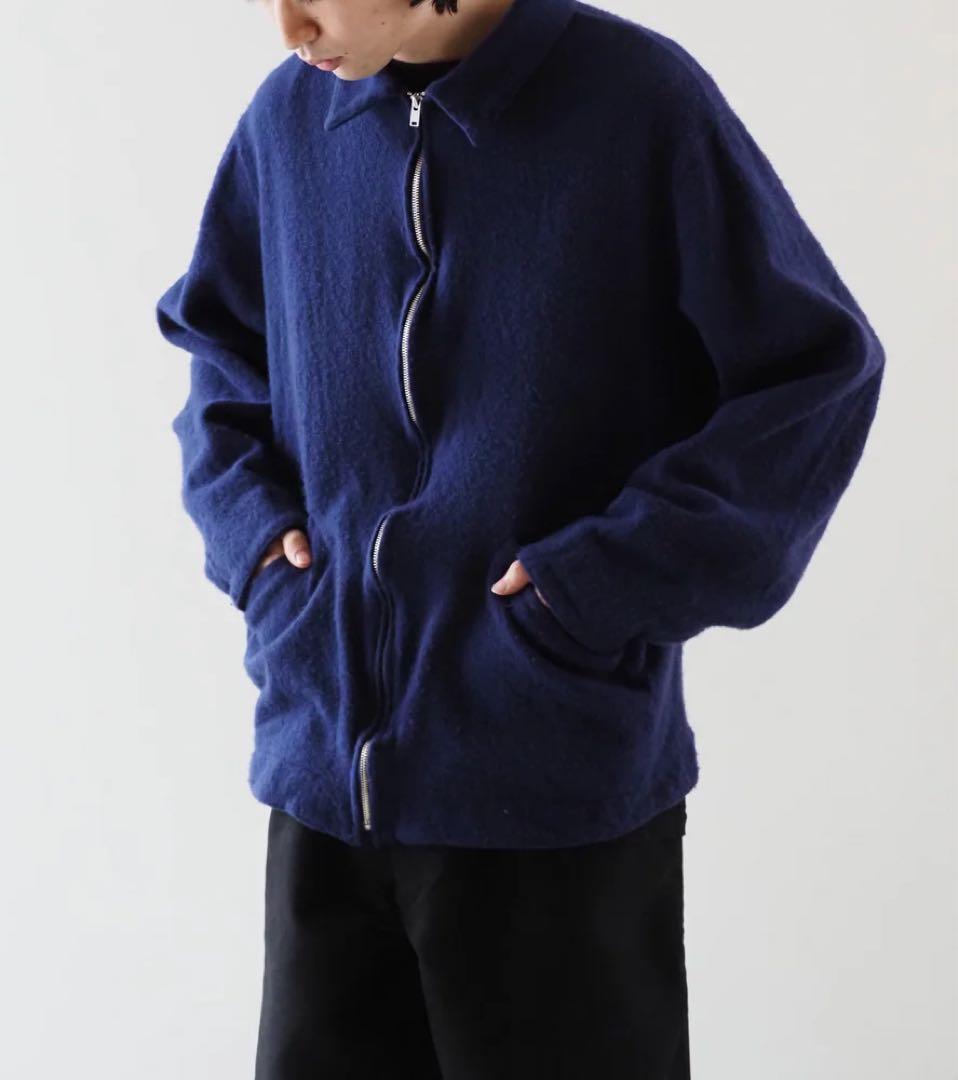 COMOLI 25AW 縮絨ウール ジップ ショート ジャケット サイズ2