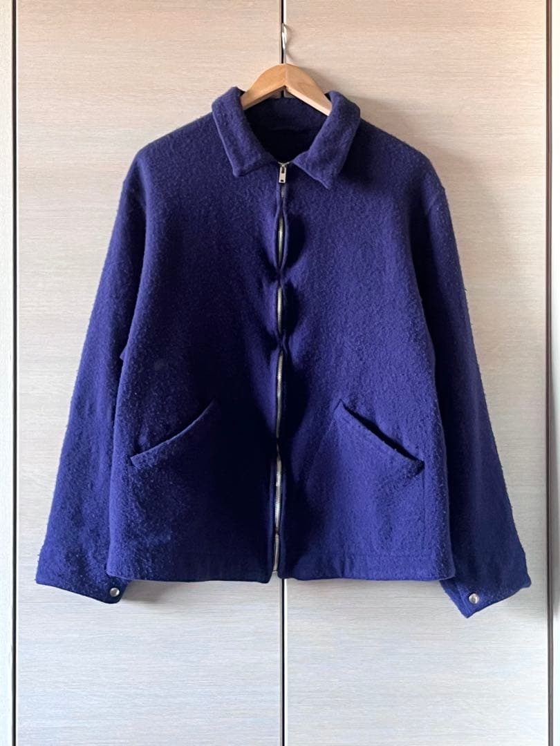 COMOLI 25AW 縮絨ウール ジップ ショート ジャケット サイズ2