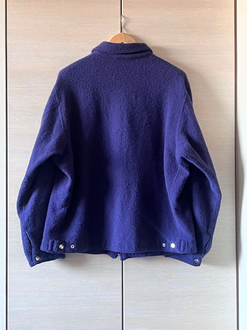 COMOLI 25AW 縮絨ウール ジップ ショート ジャケット サイズ2