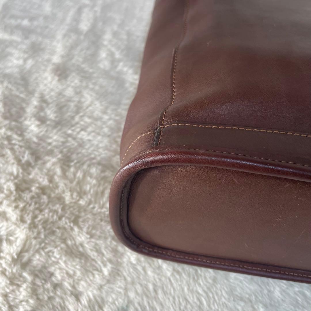 【美品】 OLD COACH オールドコーチ トートバッグ ブラウン 9305