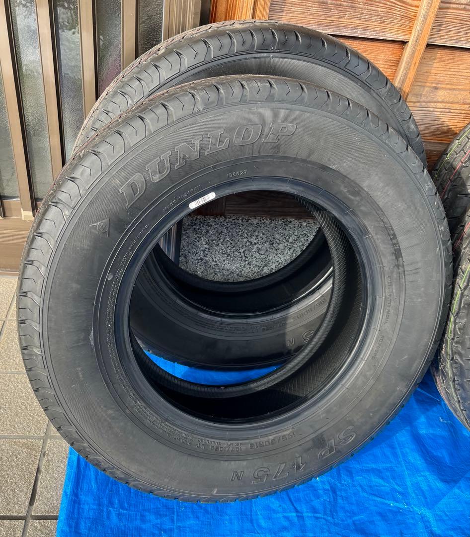 ハイエース新車外し　195/80R15タイヤ 4本セット2025 48週製造品