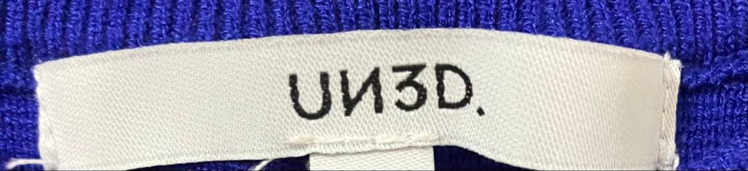 新品！売り切り！UN3D. アシンメトリック長袖ニット