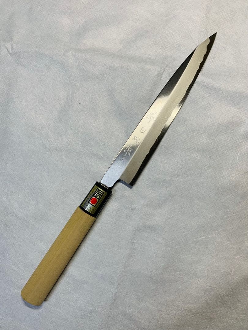 堺打刃物　ペティナイフ　片刃　包丁　6寸