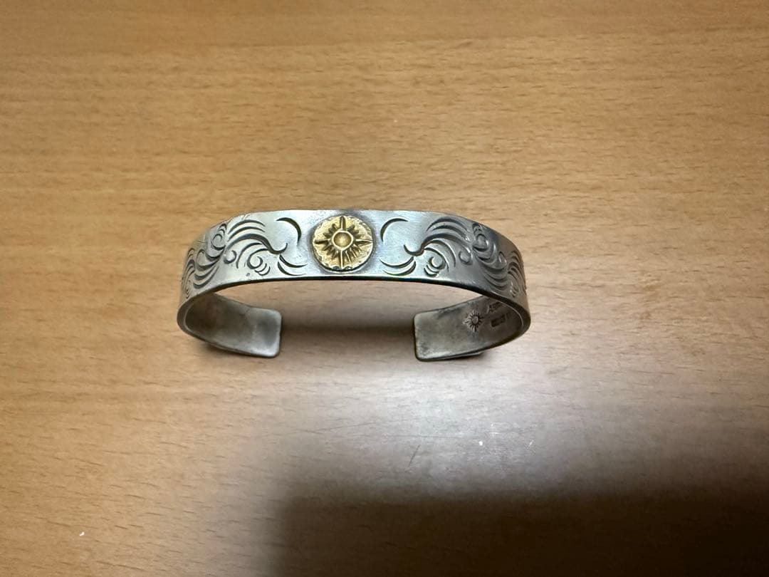 最終値下げ　アリゾナフリーダム　B-28 シルバー×K18バングル