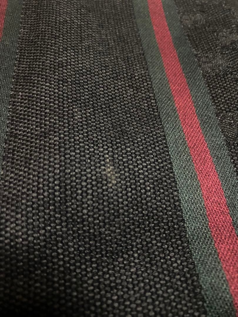 GUCCI グッチ シェリーライン GG柄　ウール　シルク　フリンジ　マフラー