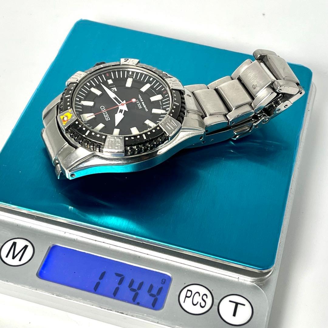 【稼働】セイコー ダイバーズウォッチ デイト V157-0AS0 腕時計