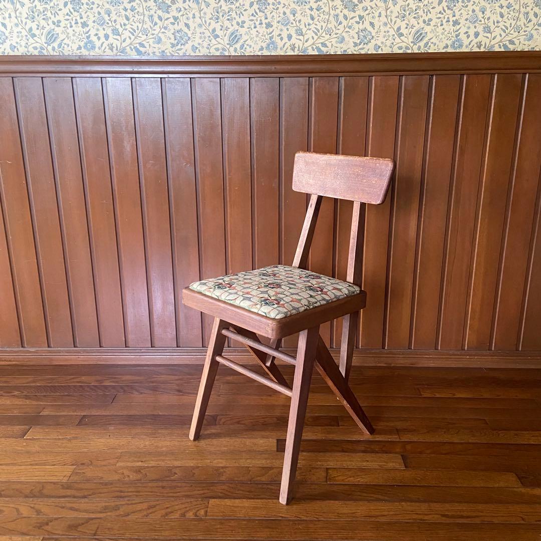 ビンテージ　チェア　椅子　古い椅子　アンティーク　昭和レトロ