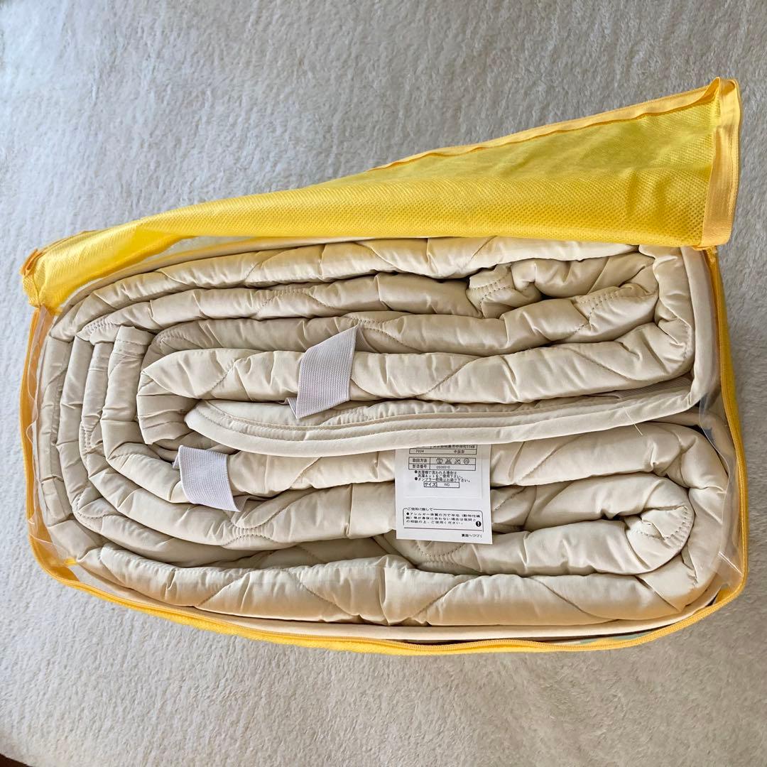 新品 フランスベッド 正規品 ベッドパッド 羊毛100% ワイドダブル WD