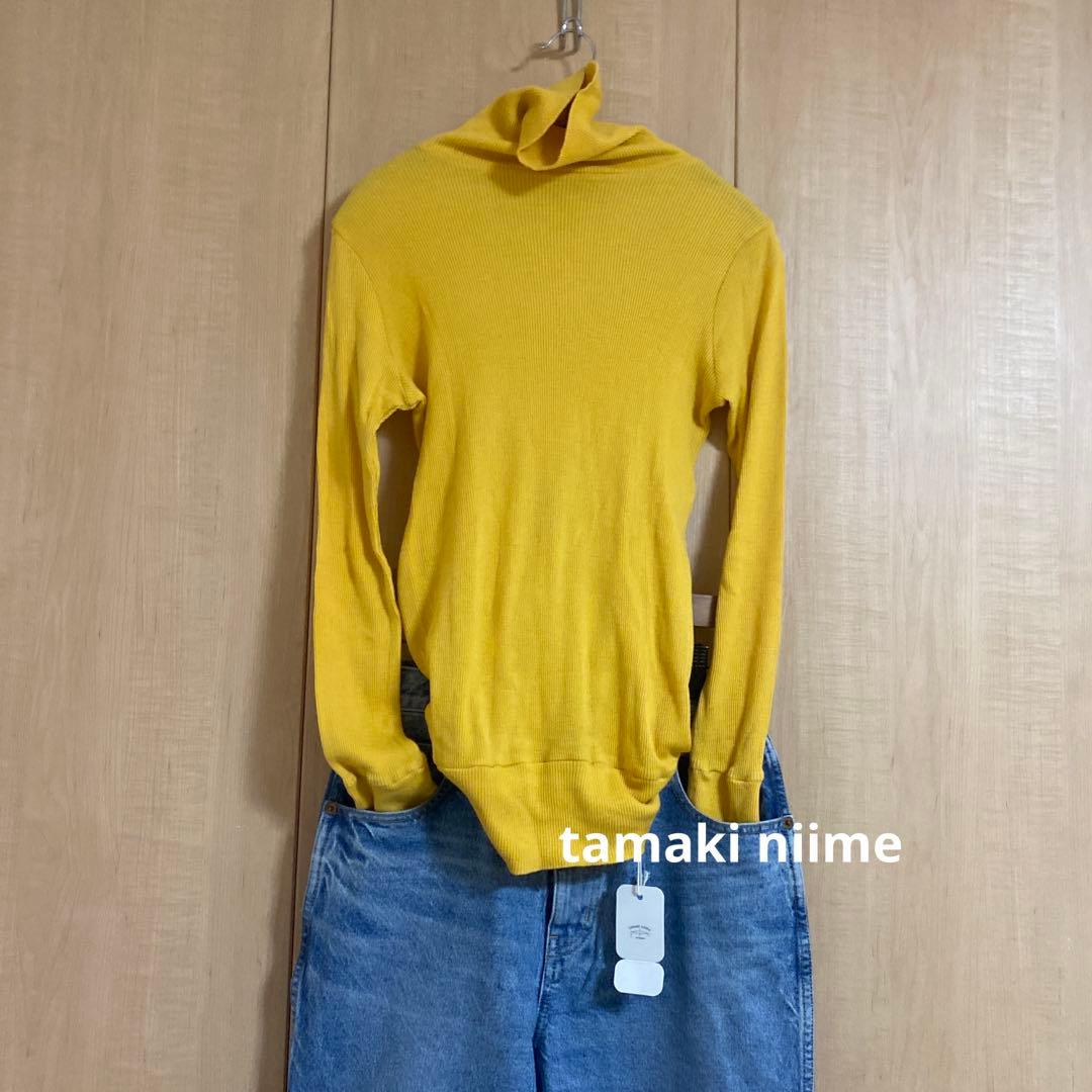 ももさまusedと２枚価格　新品タグ付き　タマキニイメ　タトル　イエロー