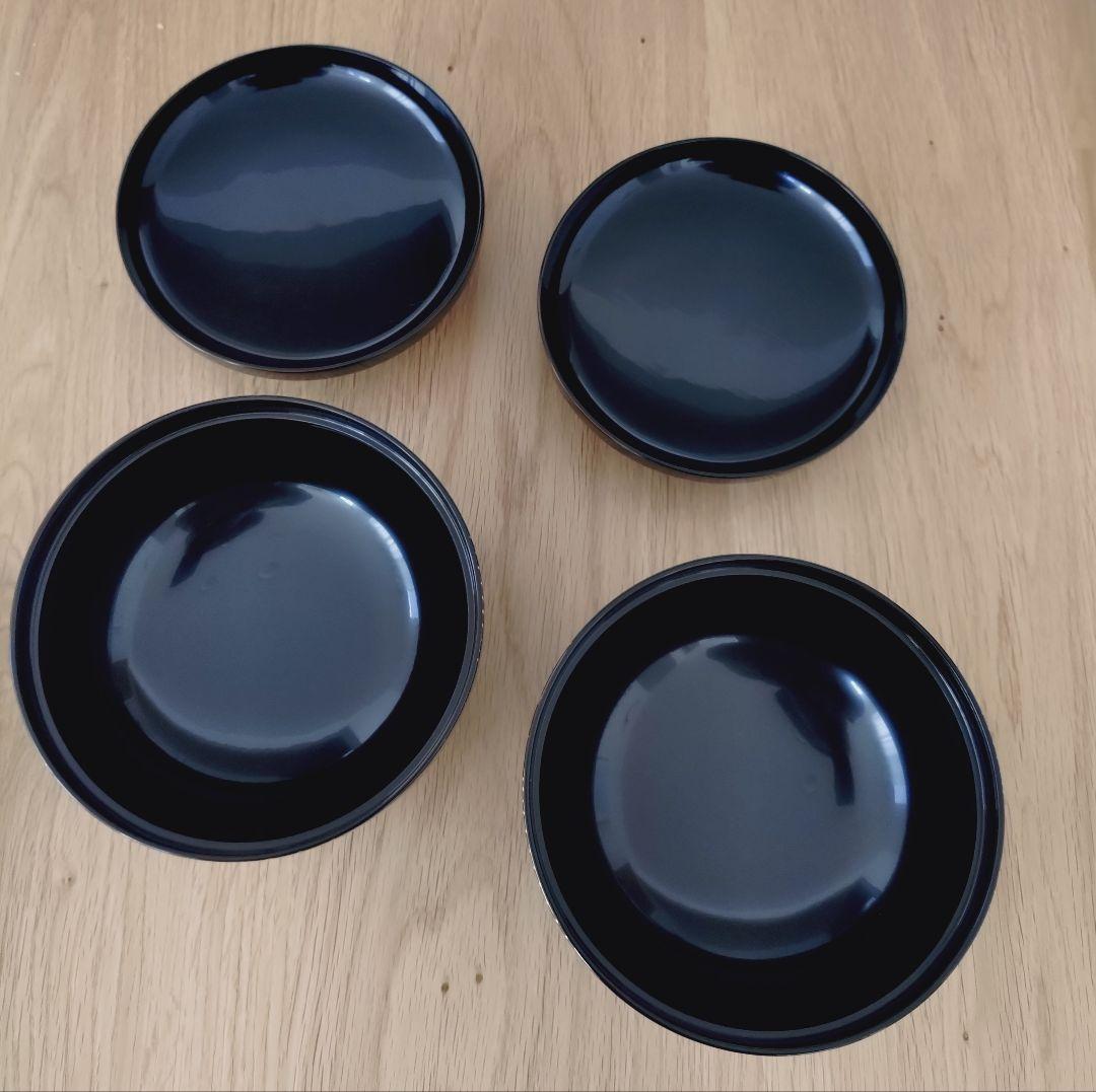 平安象彦　漆　煮物椀　口径14cm 二脚セット　おそらく新品