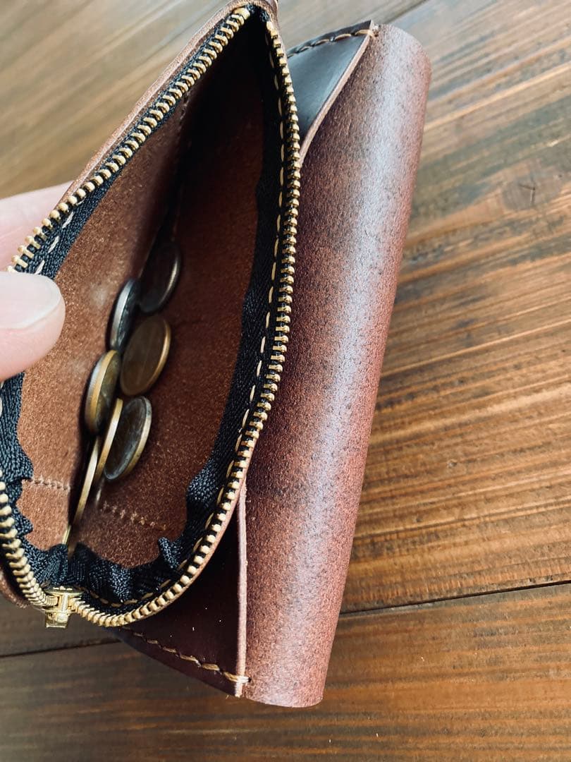 【ブルガロ】TM02-73ミドルトラッカーウォレット真鍮チェーン付き