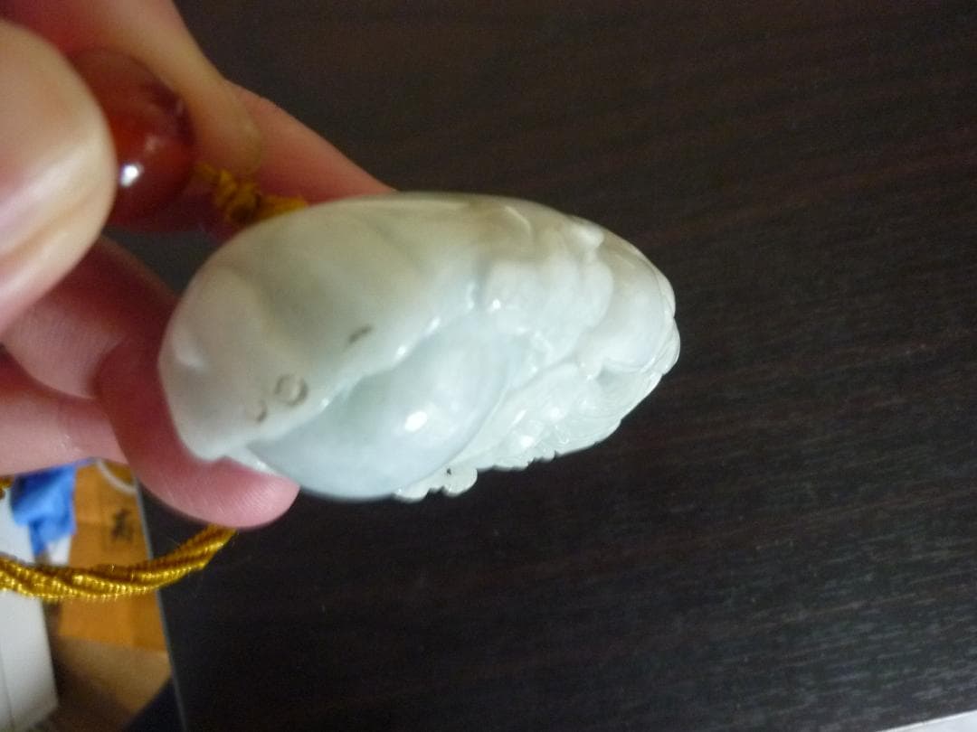 レトロ！ 翡翠 福祿寿 手玩件